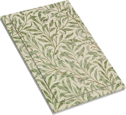 Decorative Light Switch Plate Covers Rustic Morris Willow Leaf Green Leaves 1 Gang No Device Single Blank Outlet Covers Wall Plate Light Switch Cover Plate Faceplate for Bedroom Home Decor