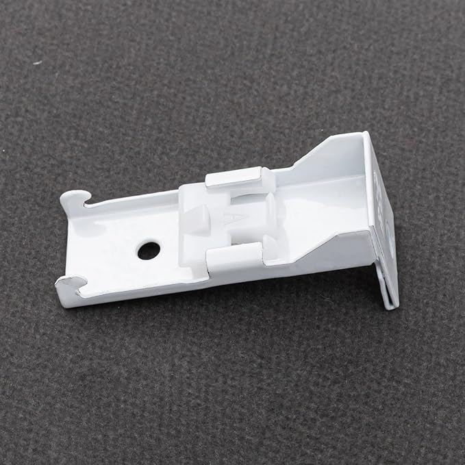 White Wall Mount Brackets for Curtain Track, Bendable Curtains Tracks Walls Mounting Hardware (6 PCS)
