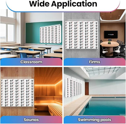 60 Slots Cell Phone Locker Box for Classroom with Door Locks and Keys Clear Acrylic Cell Phone Lock Storage Cabinet Wall Mounted for School Factory Office