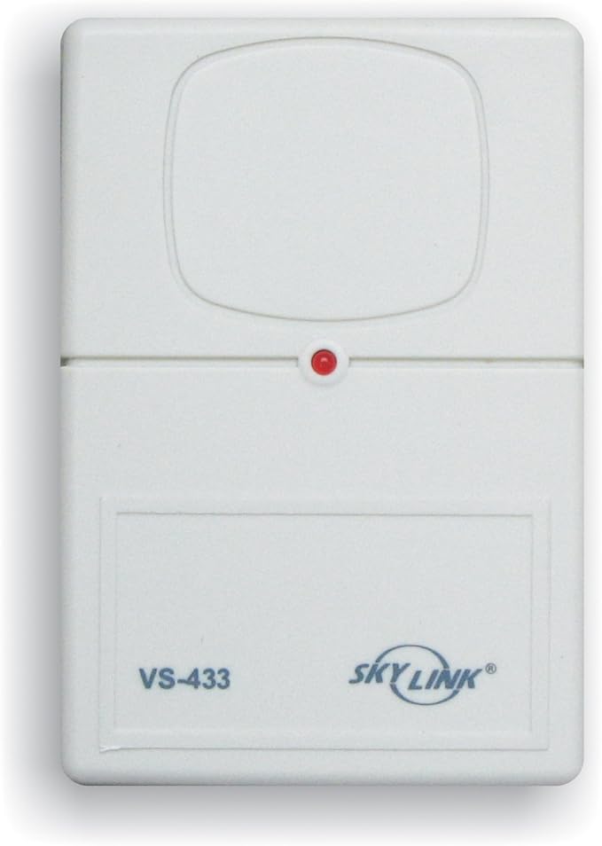 Skylink VS-433W Glass Door Window Vibration Security Alert Alarm Safety Protection Sensor | Affordable, Easy to Install DIY Accessory for SC Series Systems