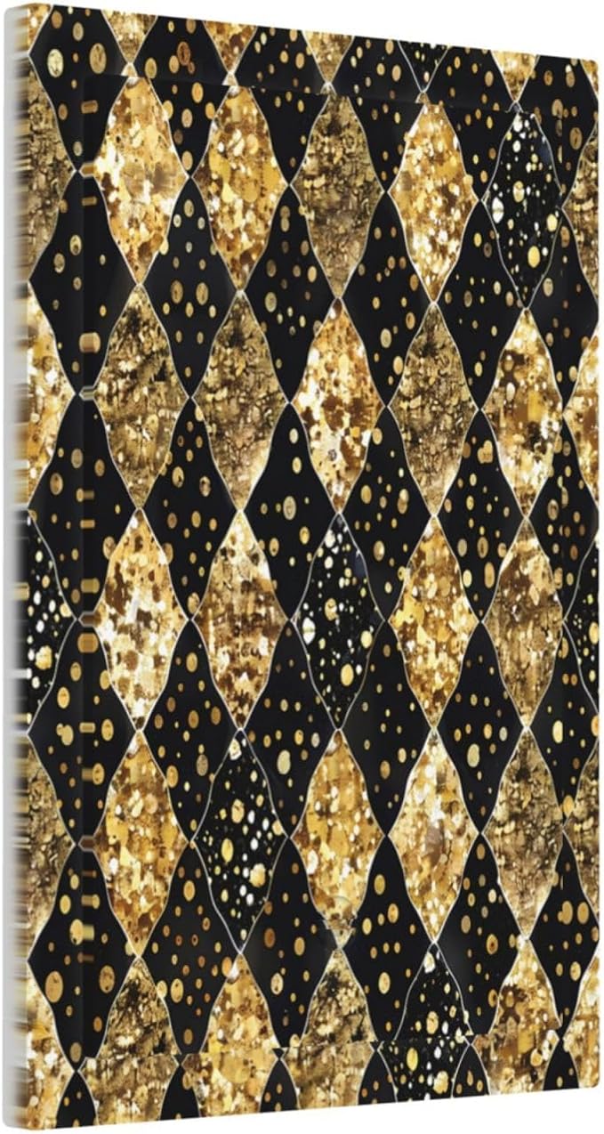 Gold Black Marble Geometric Plaid Glitter Light Switch Cover Plate 1 Gang No Device Blank Decorative Switch Plate Electrical Wall Plates Faceplate for Bedroom Bathroom Decor