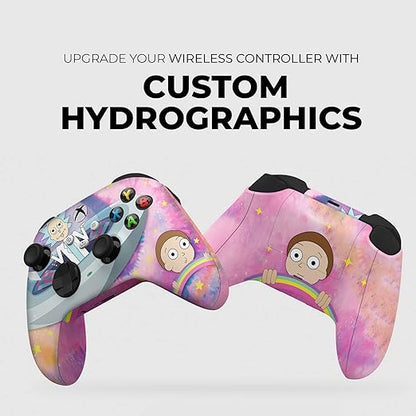 DreamController Schwifty Rickky & Mortty Custom X-box Controller Wireless compatible with X-box One/Series X/S Proudly Customized in USA with Permanent HYDRO-DIP Printing (NOT JUST A SKIN)