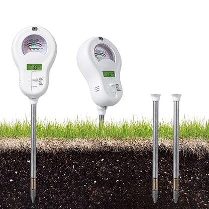 Soil Moisture Meter, Plant Water Monitor, Hygrometer Sensor for Gardening, Farming, Indoor and Outdoor Plants (Basic Style + Two prode)