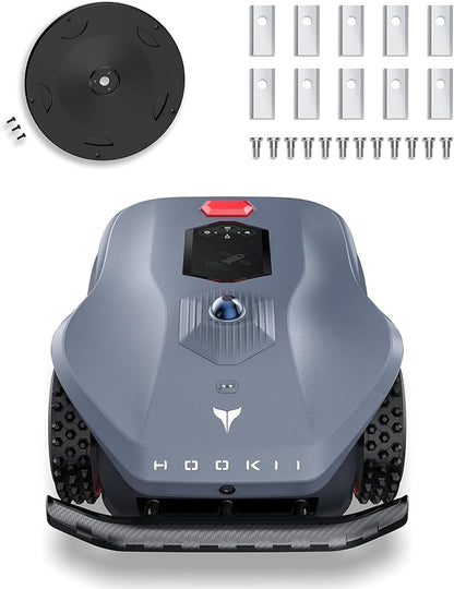Neomow X LE Robot Lawn Mower Perimeter Wire Free for 0.37 Acre 3D LiDAR SLAM+Vision Mapping Robotic Lawnmower with 4G, No RTK Station Required, AI Accurate Obstacle Avoidance, App Control, Anti-Theft