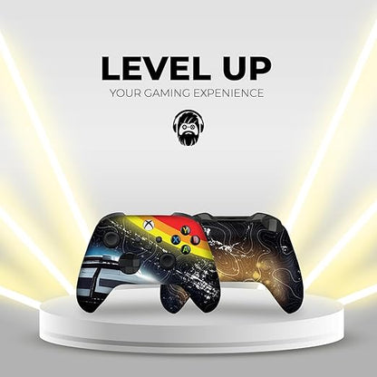 DreamController Cosmic Voyagger Custom X-box Controller Wireless compatible with X-box One/Series X/S Proudly Customized in USA I Permanent HYDRODIP Print(NOT JUST A SKIN)(MODDED)