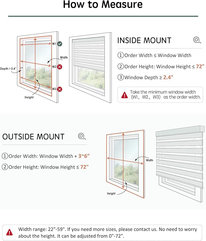 Yoolax Motorized Blinds with Remote, Electric Zebra Blinds for Indoor Windows, Room Darkening Smart Shades with Voice Control, Compatible with Alexa Google Home, APP Control, 22" W x 72" H, Grey