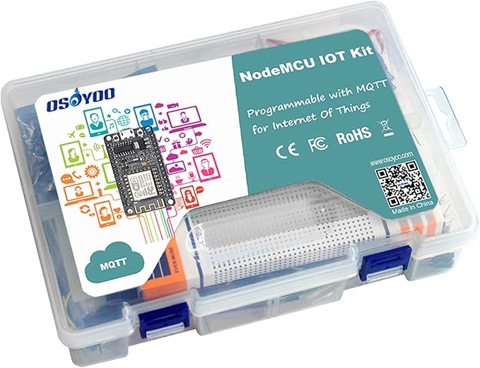 OSOYOO ESP8266 NodeMCU IOT Starter kit with ESP-12E Development Board Open Source Serial Module
