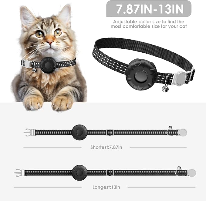 Cat Tracker, Waterproof, Compatible with Apple Find My App (Only iOS), No Monthly Fee