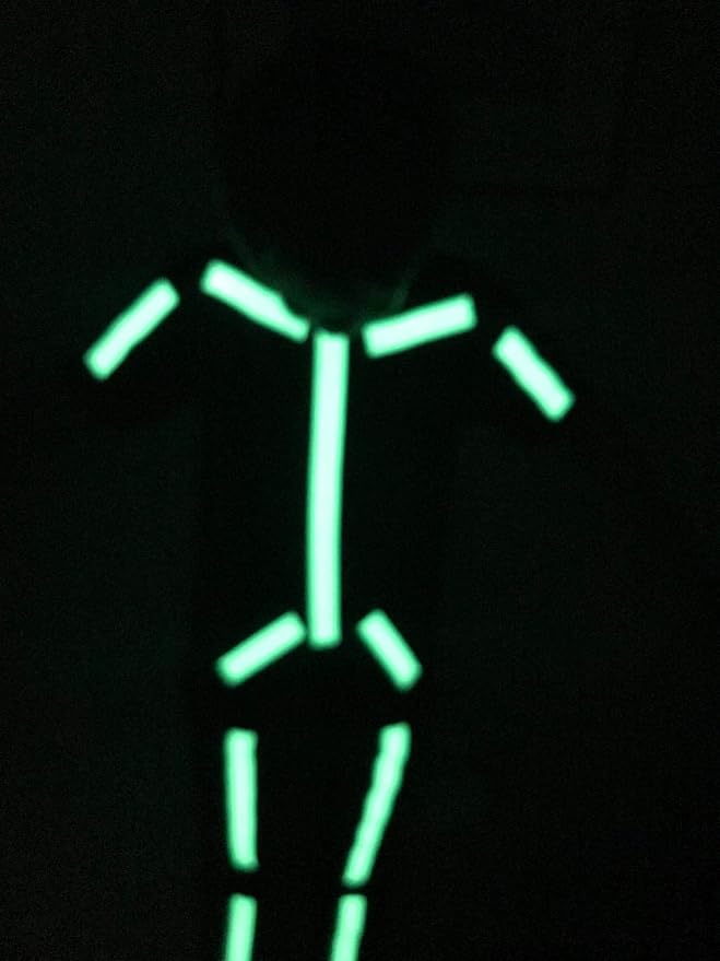 WOD GDT6 Glow in The Dark Tape Safety Grade Photoluminescent, 1/2 inch x 50 yds - for Labeling Safety Signs and Emergency Exits, Green
