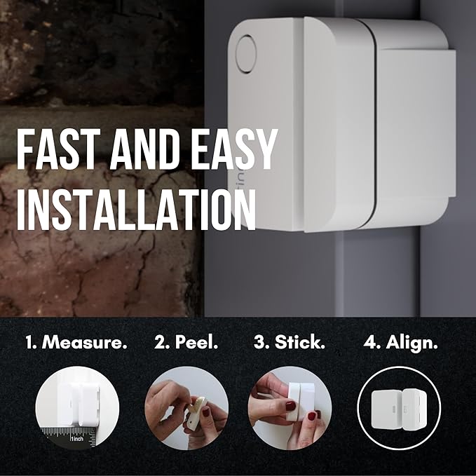 Ring Alarm Magnet Riser | 5 Pack Set with 3M Adhesive - Easy Mount to Any Doorway, Window, and Entryway | Ring Sensor/Magnet Not Included (3/4 inch)