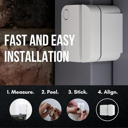 Ring Alarm Magnet Riser | 5 Pack Set with 3M Adhesive - Easy Mount to Any Doorway, Window, and Entryway | Ring Sensor/Magnet Not Included (1/2 inch)