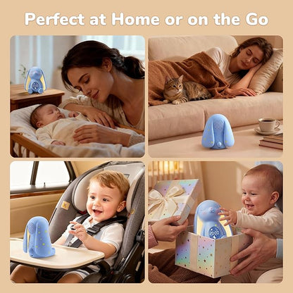 2025 Mom's Choice Awards | White Noise Sound Machine Baby – AI Cry Detection, 100 Soothing Sounds, App Control, Night Light, Sleep Trainer, Sound Machine for Sleep, Newborn Essentials, Alarm Clock