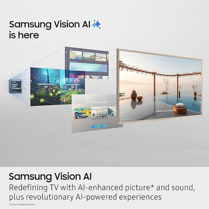 Samsung 85-Inch Class The Frame Pro LS03FW 4K Neo QLED Mini LED Smart TV (2025 Model) Slim Fit Wall Mount Modern Frame Design with Wireless One Connect, NQ4 AI Gen3 Processor, Art Mode, Alexa Built-in