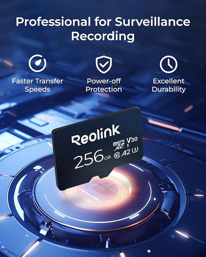 REOLINK Doorbell PoE with 256GB microSD Card Bundle, 2K PoE Doorbell Camera with Chime, Local Storage, No Monthly Fees
