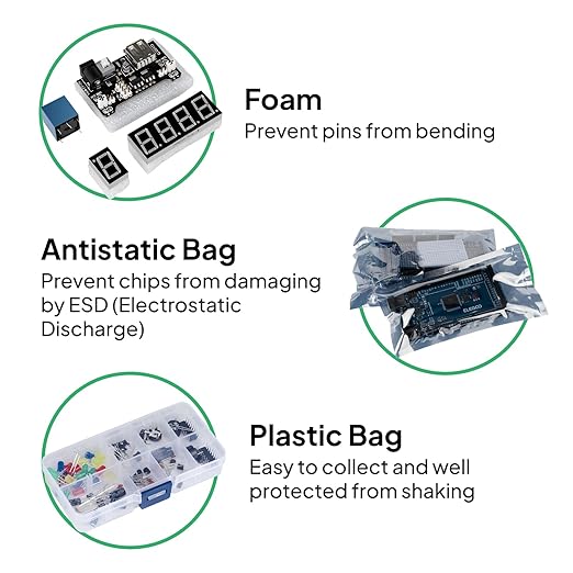 ELEGOO Mega R3 Project The Most Complete Ultimate Starter Kit with Tutorial Compatible with Arduino IDE
