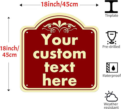 custom signs outdoor metal,Custom halloween decor Indoor/Outdoor Sign,Aluminum Weatherproof Metal Sign Multiple Sizes, Customize for Office, Business, Workplace, office, Home, Delivery Signs