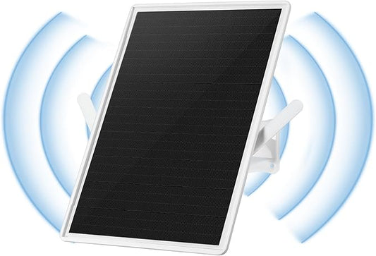 Solar WiFi Repeater, WiFi Extender Signal Booster, WiFi Amplifier, 2.4GHz 300Mbps Cover 200m Range, IP66 Waterproof for Yards, Farm and Outdoor Area