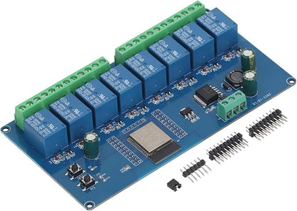 Aramox 8 Channel Relay Module, WiFi Wireless Control Board, Programmable for Smart Home Automation and Development