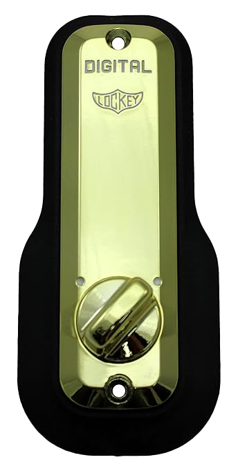 Digital Door Lock M210 Mechanical Keyless Deadbolt, Bright Brass