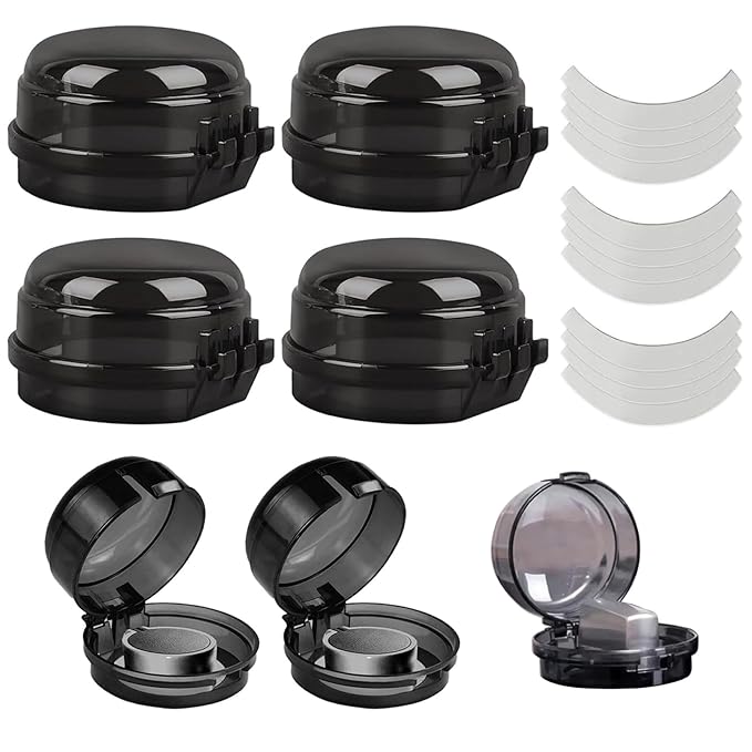 Stove Knob Safety Covers, 6PCS Gas Stove Knob Locks, Heat-Resistant Covers, Easy to Install Oven for Child SafetyStove Safety