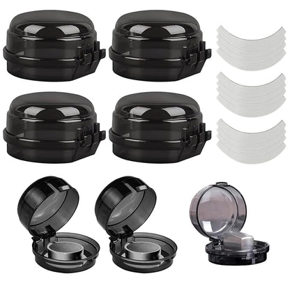Stove Knob Safety Covers, 6PCS Gas Stove Knob Locks, Heat-Resistant Covers, Easy to Install Oven for Child SafetyStove Safety
