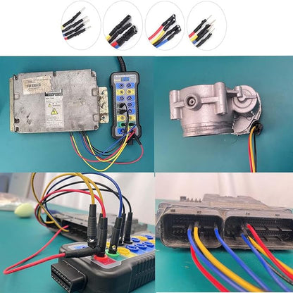 Banana Plug Jumper Wires Kit, 16pcs 4mm Stackable Breadboard Jumper Test Lead, Male to Female, Universal Breakout Test Leads for Electrical Testing