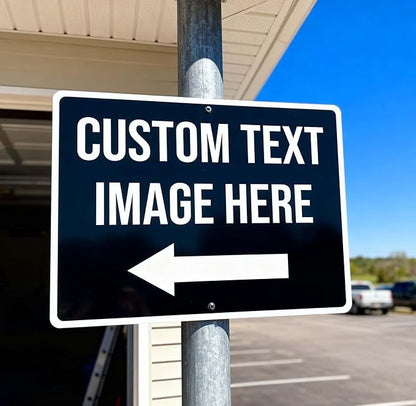 Custom Metal Signs Outdoor, 18x14 Inch, Engineer Grade Reflective Option, .040 Rust-Free Aluminum, UV Protected, Weather/Fade Resistant