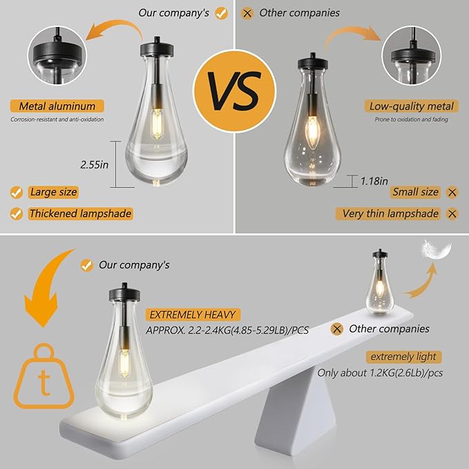 Raindrop Wall Sconces Black Crystal Sconces Wall Decor Modern Brass Lighting Glass Bathroom Sconces Indoor Vanity Light Wall Lamp for Bedroom Living Room Stair(2-Light)