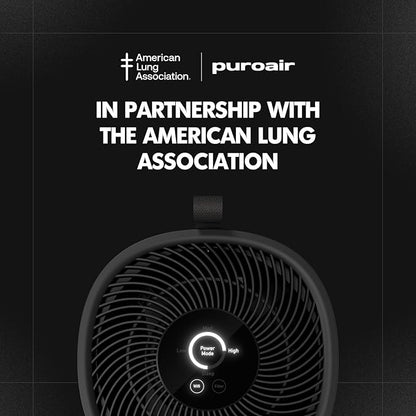 PuroAir 130i HEPA Air Purifiers for Home Pets - Covers Up To 600 Sq Ft - Filters Up To 99.9% of Pollutants, Smoke, Pollen, Dust - Quiet HEPA Air Filter - Air Purifiers for Bedroom (2 Pack)