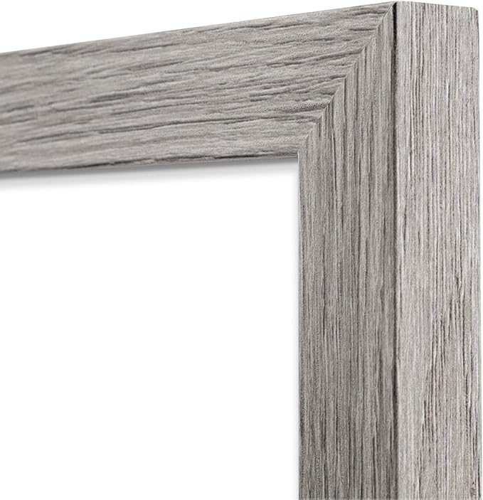 Golden State Art, 16X20 Picture Frame with Mat for 11X14 - High Definition Glass Wall Mounting Horizontal Vertical Display (Gray, 2 Pack)