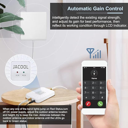 Verizon Cell Phone Signal Booster fro Home and Office | Boost 5G 4G LTE Data Band 13 for Verizon Carriers Up to 4000 Sq.ft | FCC Approved