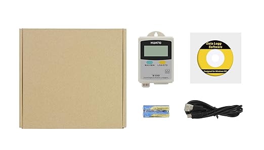 Portable or Wall Mounted Temperature and Humidity High Accuracy Data Logger with Total 86,000 Recording Points