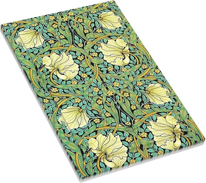 Light Switch Cover Plate William Morris Vintage Floral Yellow Flowers Green Leaf 1 Gang No Device Blank Electrical Wall Plates Faceplate Decorative Switch Plate for Bedroom living Room Decor