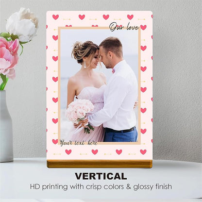 Custom Style Custom Metal Photo Prints,Customize Your own Picture Frame,Personalized Metal Picture Gift for Family and Lovers