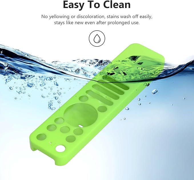 LEFXMOPHY Case for LG MR25GA Remote Compatible with 2025 LG OLED Smart TV C5 B5 G5 M5 Series Remote, Silicone Cover Glow in Dark - Lime Green