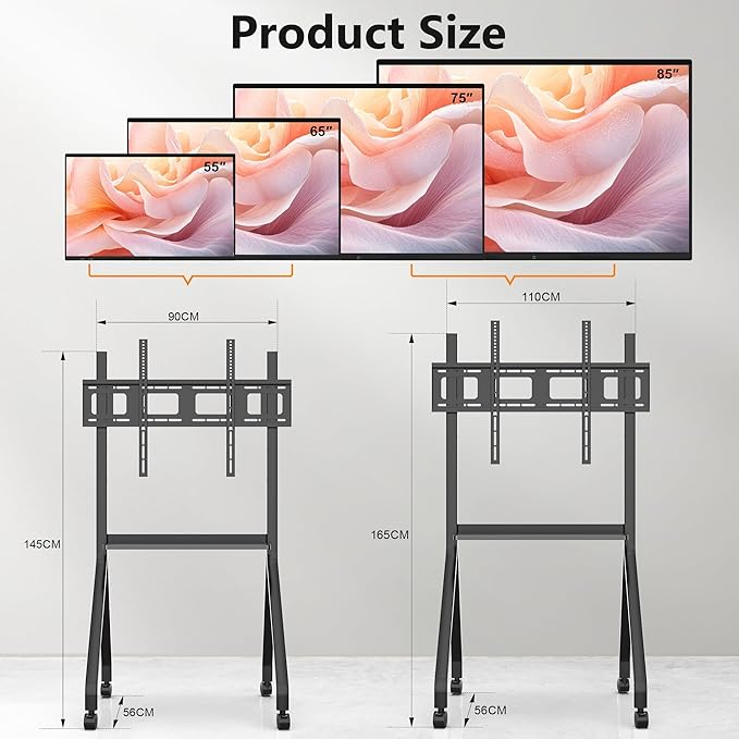 Smart Board with Wireless HDMI Display Adapter, 65 Inch Interactive Whiteboard 4K Touchscreen Built in HD Camera, Digital Presentation Electronic Smart WhiteBoard for Classroom Home Office