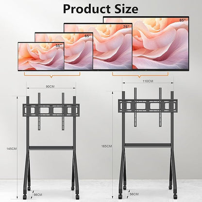 Smart Board with Wireless HDMI Display Adapter, 65 Inch Interactive Whiteboard 4K Touchscreen Built in HD Camera, Digital Presentation Electronic Smart WhiteBoard for Classroom Home Office