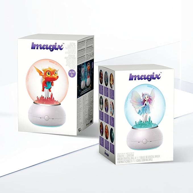 Imagix Crystal Ball Interactive Holographic Display for Kids Ages 6 and Up