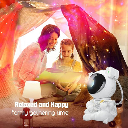 Galaxy Projector, Star Projector Tiktok Astronaut Nebula Night Lights Projectors, Remote Control Timing and 360°Rotation Magnetic Head, Starry Lights for Bedroom Gaming Room Decor