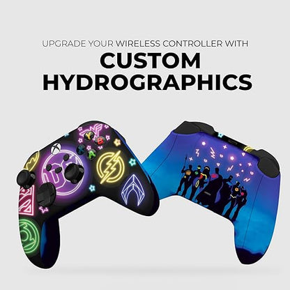 DreamController DC Comiic NEON Custom X-box Controller Wireless compatible with X-box One/Series X/S Proudly Customized in USA I Permanent HYDRODIP Print(NOT JUST A SKIN)(MODDED)