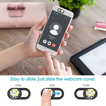 Camera Cover Slide, Computer Accessories, Computer Camera Cover Slide, Webcam Cover for Laptop Phone Macbook Air Pro Tesla, iPhone Front Camera Cover, Guard Your Privacy Security Web Cam Privacy Cover