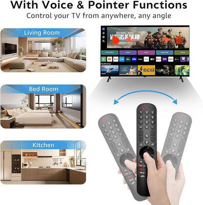 Voice Magic for LG-TV-Remote Control Replacement, for Magic Remote MR21 MR22 MR23 MR24GA with Battery, with Voice Recognition and Pointer Function