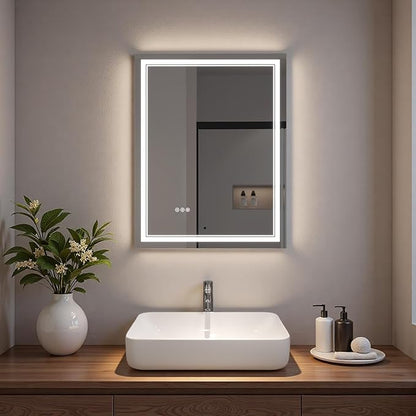 LED Bathroom Mirror with Lights, Wall Mirrors