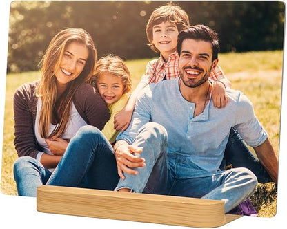 Custom Metal Photo Prints, Personalized Picture Frame with Your Photos, Customized Photo Gifts for Lovers, Couples, Family and Home Decor