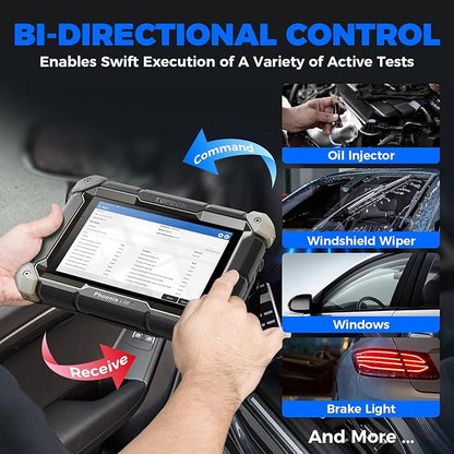 TOPDON Phoenix Lite 3, 2025 Upgraded Scanner of Lite 2, Bidirectional Scan Tool with CAN-FD, Car Scanner Diagnostic Tool, 35+ Maintenance Resets, Topology Mapping, ECU Coding, FCA Autoauth