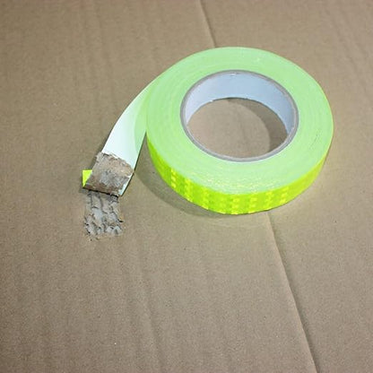 Reflective Tape Fluorescent Green Outdoor Waterproof 1 inch Wide, High Visibility Industrial Marking Tape, Safety Adhesive Stickers (68 feet)