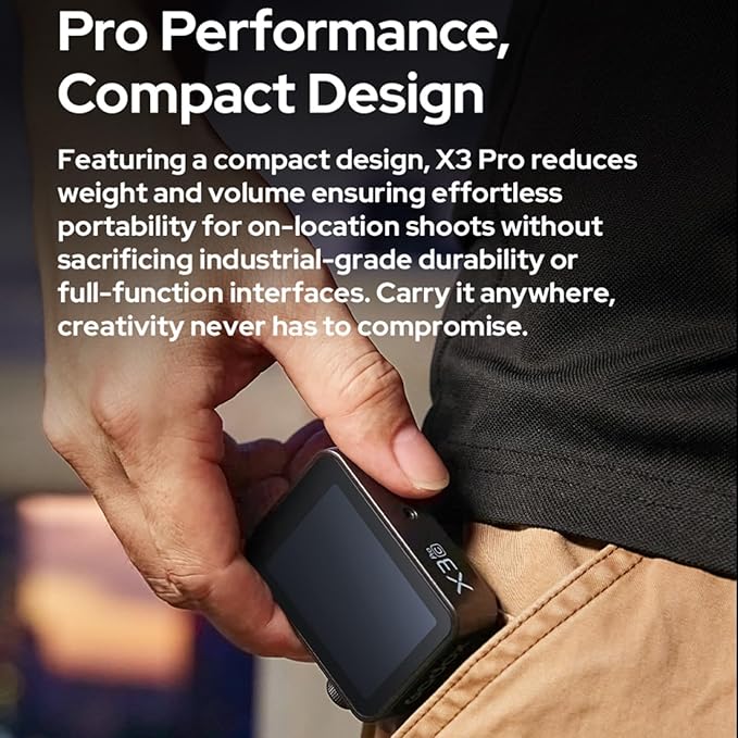 Godox X3 Pro S X3Pro S Touchscreen TTL Flash Trigger for Sony, 2.4G Wireless, 2.4" LCD Screen, Bluetooth Integration & APP Control, Wireless Speedlight Transmitter for Sony Cameras(Godox X3-S Upgrade)