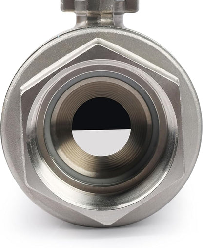U.S. Solid 2" Motorized Ball Valve with US Plug 110VAC Stainless Steel Electrical Ball Valve,Auto Return, Normally Closed, IP65