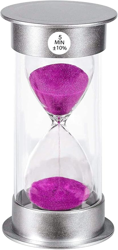 SuLiao 5 Minute Purple Plastic Sand Timer