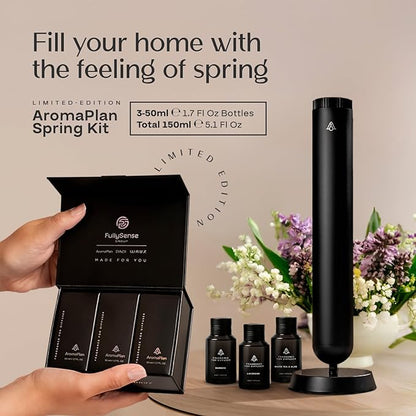 AromaPlan Home Spring Collection Scents,Hotel Premium Collection Set- 5 Star Hotel Collection- Natural, Non-Toxic Cold Air Diffuser Oil - Gift Ready, Diffuser Oils Scent (3 Pack/1.7 fl.oz (50 ml)